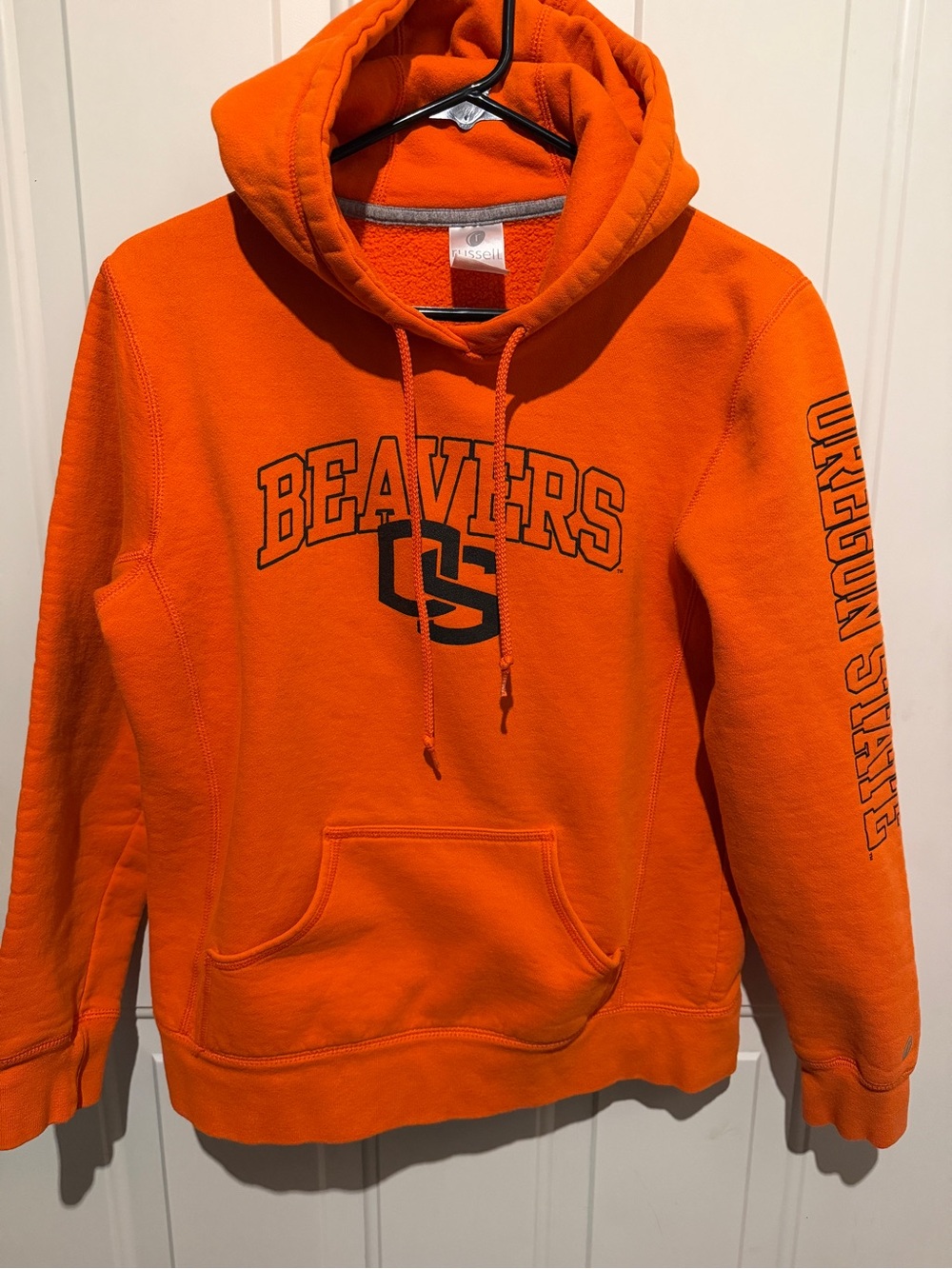 Russell Athletic Orange Oregon State Beavers Pullover Hoodie